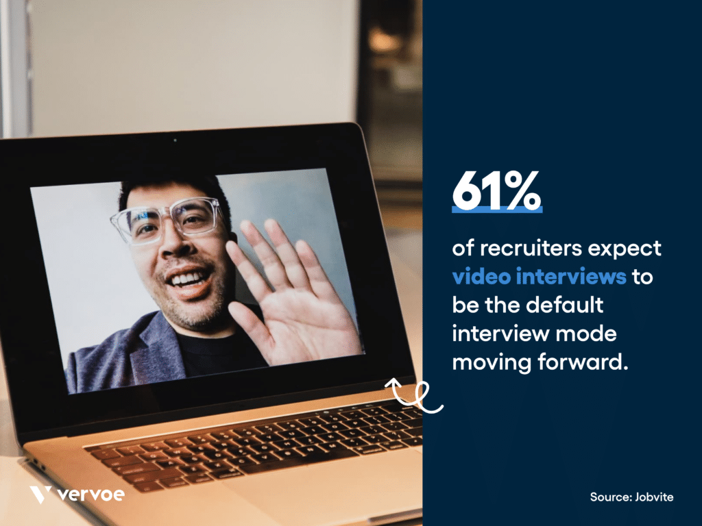 招聘趋势和人才技术:61%的招聘人员预计视频面试将成为未来的默认面试模式